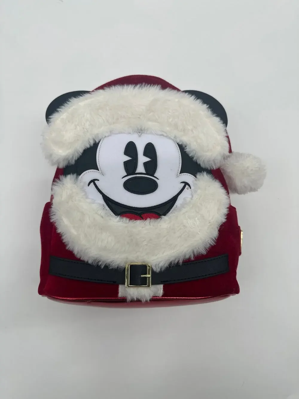 Loungefly Disney Parks Santa Mickey Mouse Mini Backpack 2019 NWOT